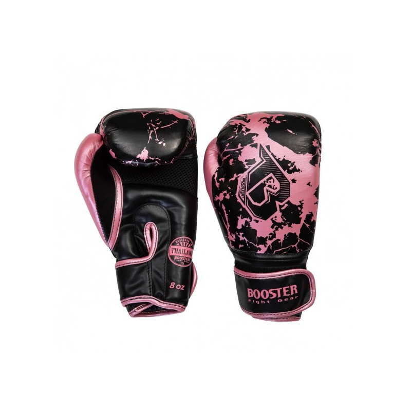 Boxing Gloves Booster Pink "BG YOUTH MARBLE PINK", Muay Thai, Thai Boxing, Kickboxing, K-1