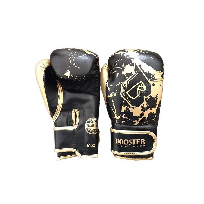 Boxing Gloves Booster gold"BG YOUTH MARBLE GOLD", Muay Thai, Thai Boxing, Kickboxing, K-1