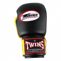 Boxing Gloves Twins black and yellow "Bgvl 3", Muay Thai, Thai Boxing, Kickboxing, K-1