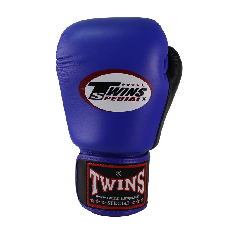 Boxing Gloves Twins blue and black "Bgvl 3", Muay Thai, Thai Boxing, Kickboxing, K-1