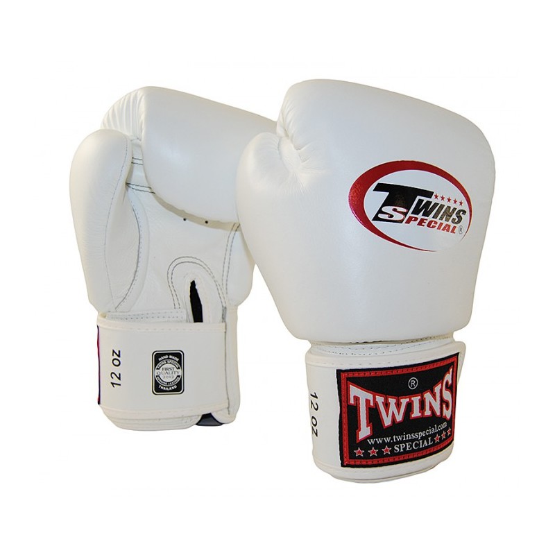 Boxing Gloves Twins white "Bgvl 3", Muay Thai, Thai Boxing, Kickboxing, K-1