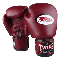 Boxing Gloves Twins wine red "Bgvl 3", Muay Thai, Thai Boxing, Kickboxing, K-1