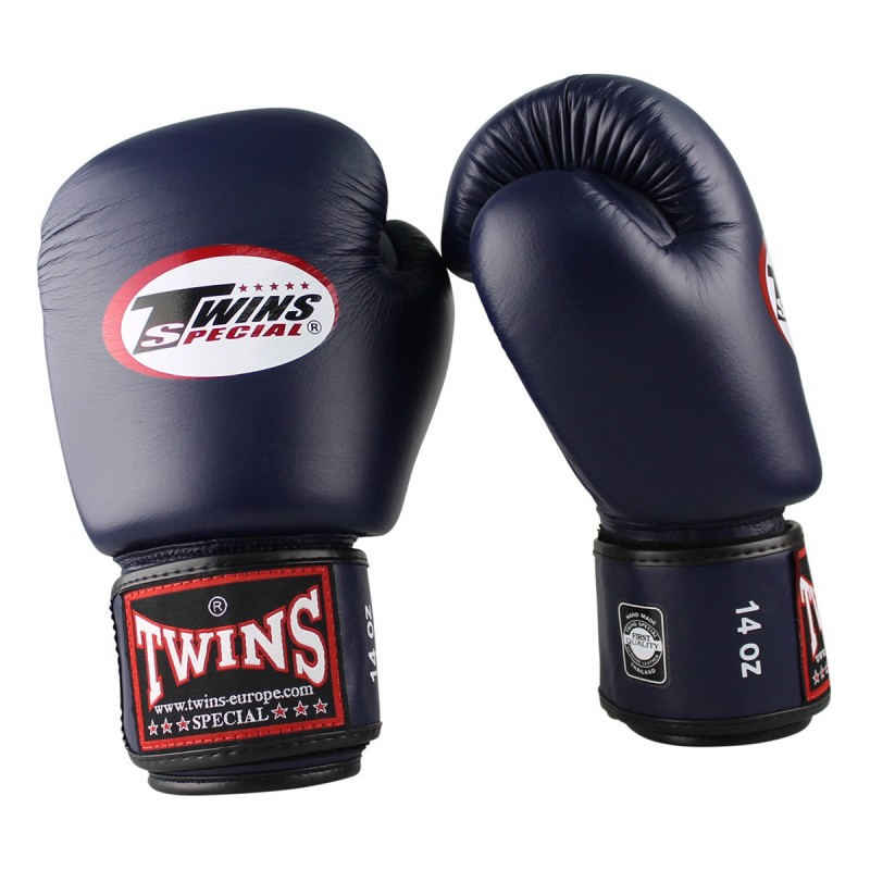 Gants de Boxe Twins bleu "Bgvl 3", Muay Thai, Boxe Thai, Kickboxing, K-1